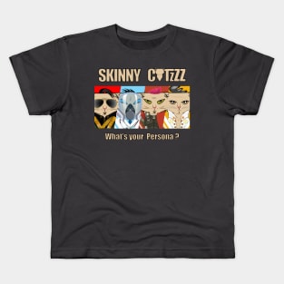 Skinny Catzzz | What's your Persona? Kids T-Shirt